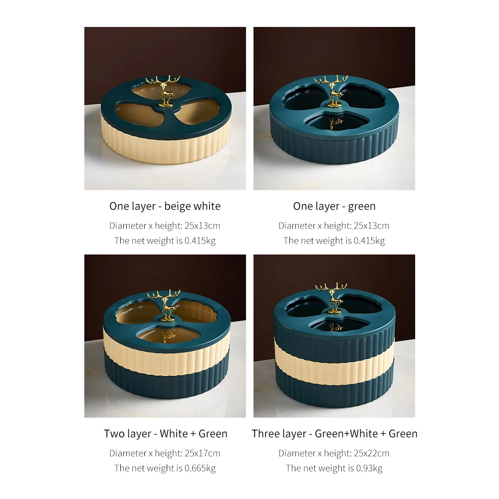 

Nordic Round Fruit Plate Snack Candy Storage Jar Modern Home Decoration Accessories Snack Plate Tray Decoration Desk Decoration