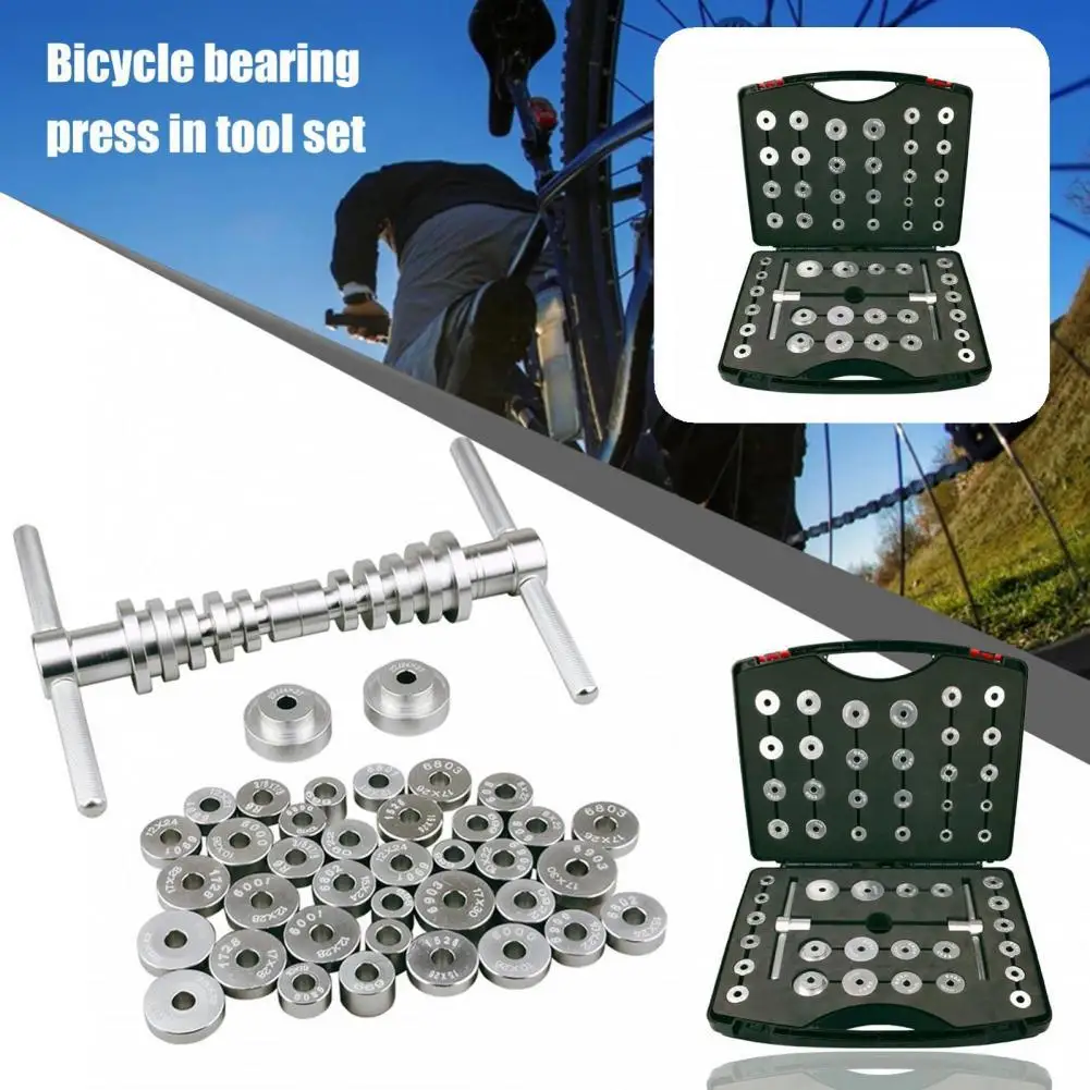 

1Set Detailed Bicycle Soft-tail Hub Installation Tool Detachable Handle Bicycle Press Tool Anodized Treatment for Refit