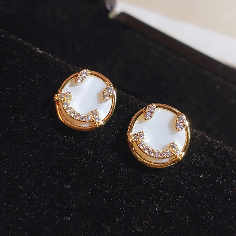 

Женские маленькие серьги из серебра 925 пробы, с фианитом