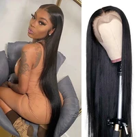 13x4 bone straight human hair wigs for black women pre plucked with baby hair frontal 30 inch brazilian straight lace front wig