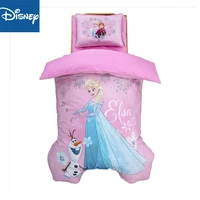 disney princess frozen elsa pink bedding set for kids 120x150crib size duvet covers pillow sham cotton bed linen boys comforters