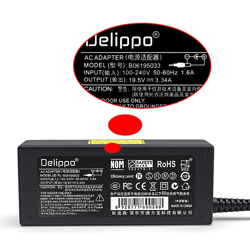 Адаптер питания для ноутбука DELL 19 5 в а 65 Вт зарядное устройство блок Latitude D500 D505 D510
