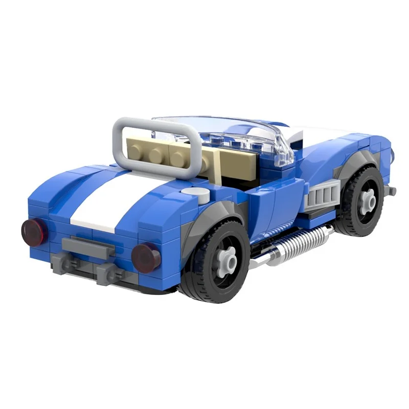 

MOC super product mini Speed Racing racing car AC Cobra Car Building Block Model Kids DIY Educational Game Children's Toys Gifts