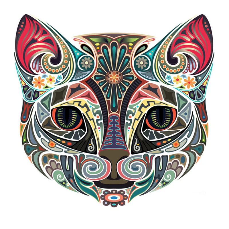 Feooe Размер A5 серия животные с цветами кошкой деревянная головоломка для детей и