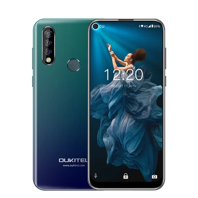 Мобильный телефон OUKITEL C17 Pro, 6,35 дюймов, 19:9, Android 9,0, MT6763, четыре ядра, 4 Гб ОЗУ, 64 Гб ПЗУ, Face ID, 4G LTE, 3900 мАч, аккумулятор, смартфон - Цвет: Twilight