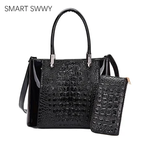 2Pcs Fashion Luxury Handbag Women Bags Crocodile Pattern Wallet
Shoulder Bags High Quality Tote Crossbody Bags For Women 2019 22.4 USD