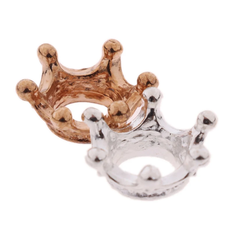 

2pcs 1:12 Dollhouse Miniature Mini Metal Crown Model Toys Dolls Accessories
