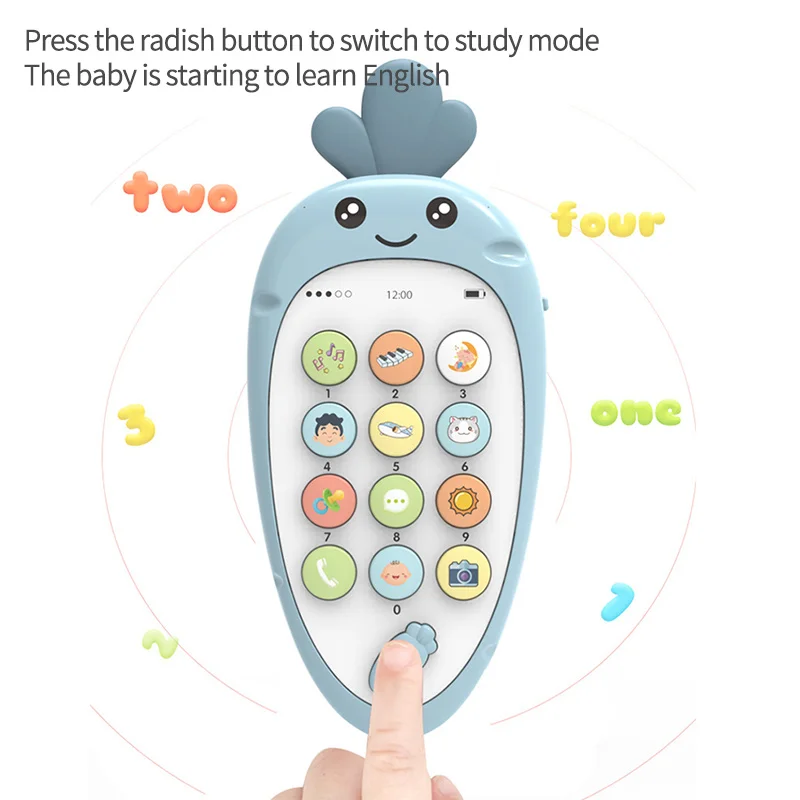 

Infant Early Educational Toy Baby Phone Toys For Newborns 0-12 Months Toy Mobile Phone For Kids Telephone Toy Christmas Gift