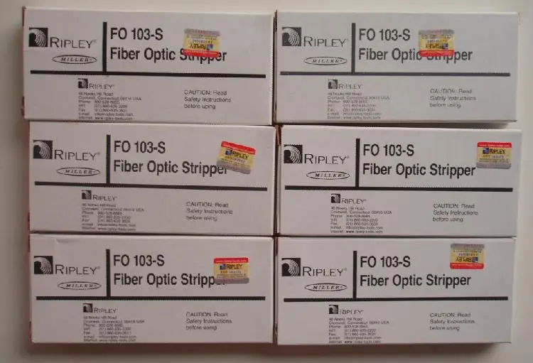 Original Imported Miller Fiber Optic Stripper FO103-S FO103-D-250  FO103-T-250-J  three holes fiber stripping pliers