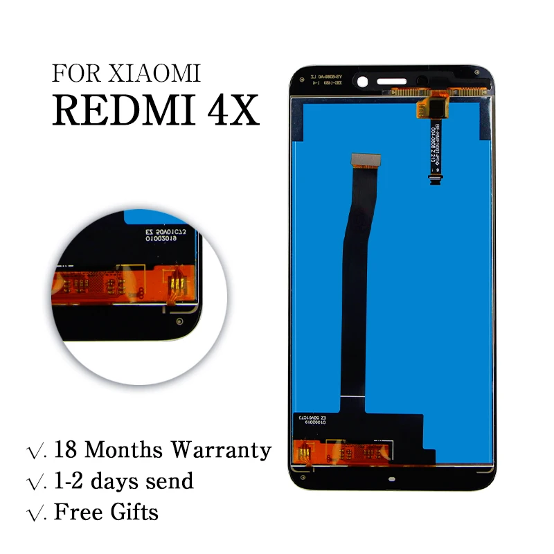 ЖК экран с рамкой для Xiaomi Redmi 4X сменный дигитайзер в сборе AAA + +|Экраны мобильных