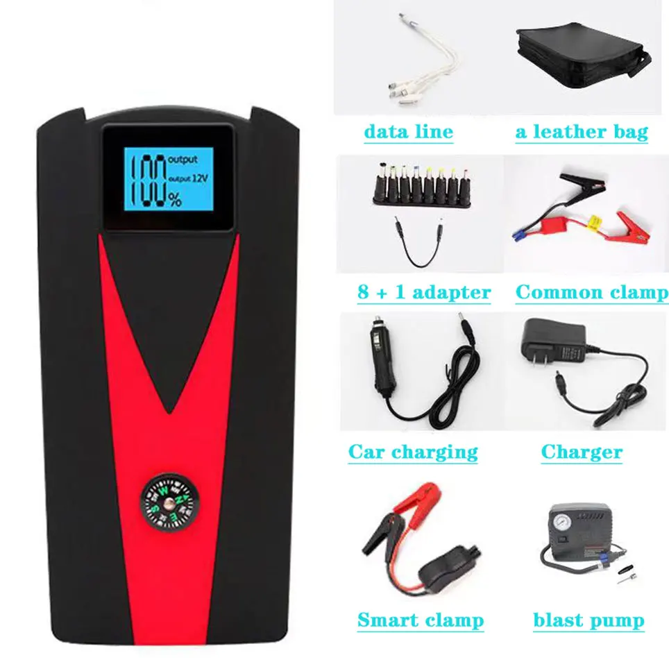 

K08 trip starter, 1000A portable battery, gasoline and diesel vehicle starter