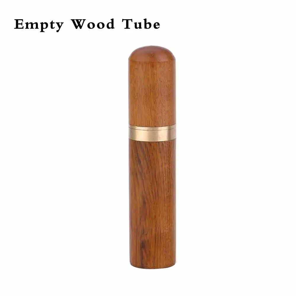 C - Empty Wood Tube 24 шт. самонарезающие швейные иглы ручные иглы набор Ассорти бытовой ремонт иглы в деревянной трубке Швейные аксессуары - Цвет: C - Empty Wood Tube