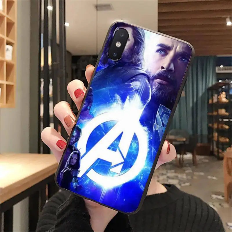 Marvel Phone Case For IPhone 11 Pro XS MAX 8 7 6 6S Plus X 5 5S SE XR | Мобильные телефоны и аксессуары