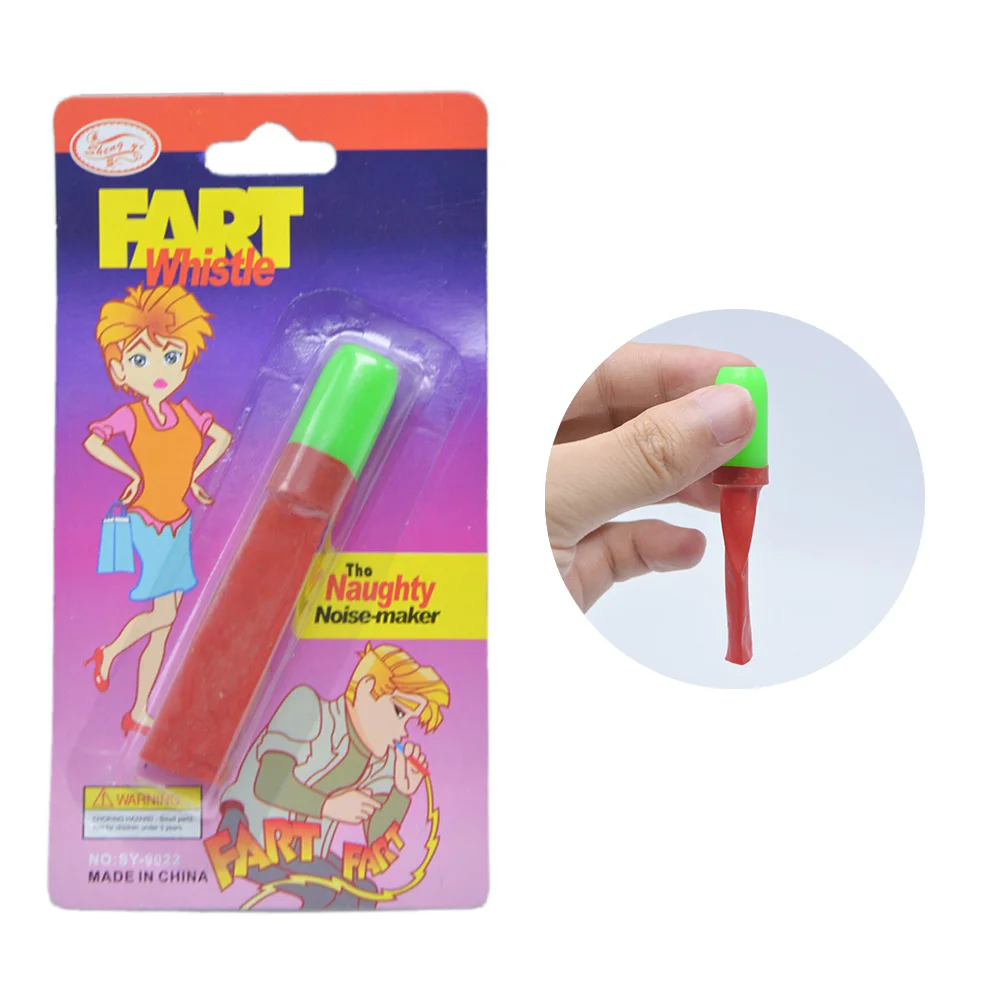 

HOT SALE Prank Tool Fun Gag Gift Cheerleading Kids Boy Trick Joke FART Whistle Classic Noise Toy