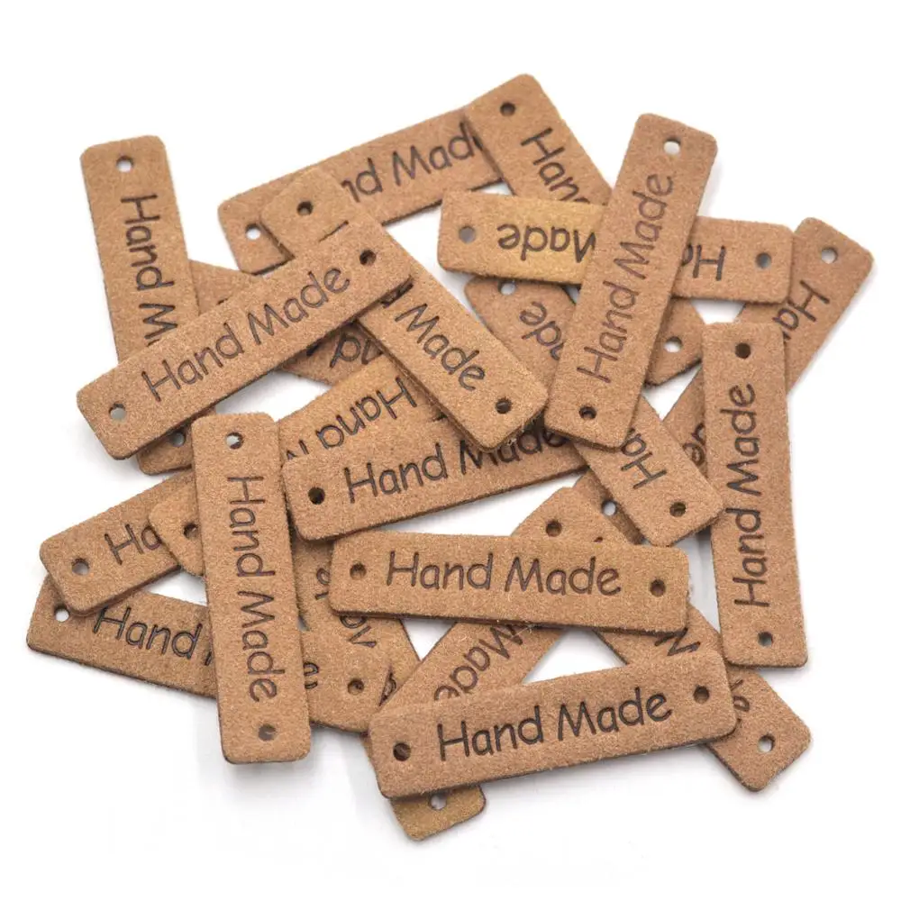 Этикетки KALASO ручной работы ярлыки для одежды светильник кой кофейной ручная