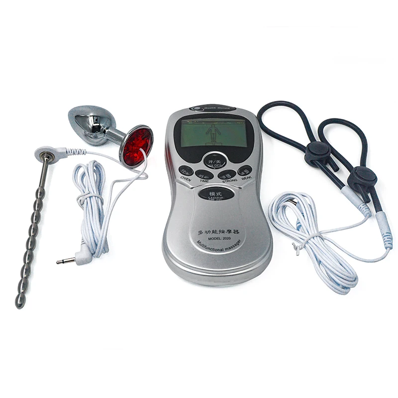 Мужской уретральный катетер верности анальная пробка с электрошоком