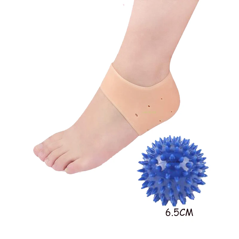 HANRIVER Бесплатная доставка спортивный силиконовый защитный мяч для пятки|pain