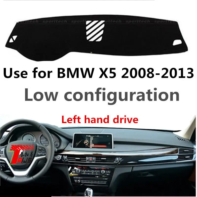

Taijs крышка приборной панели левого руля автомобиля для BMW x5 2008-2013 низкая конфигурация dacron горячая Распродажа модная панель приборной панели
