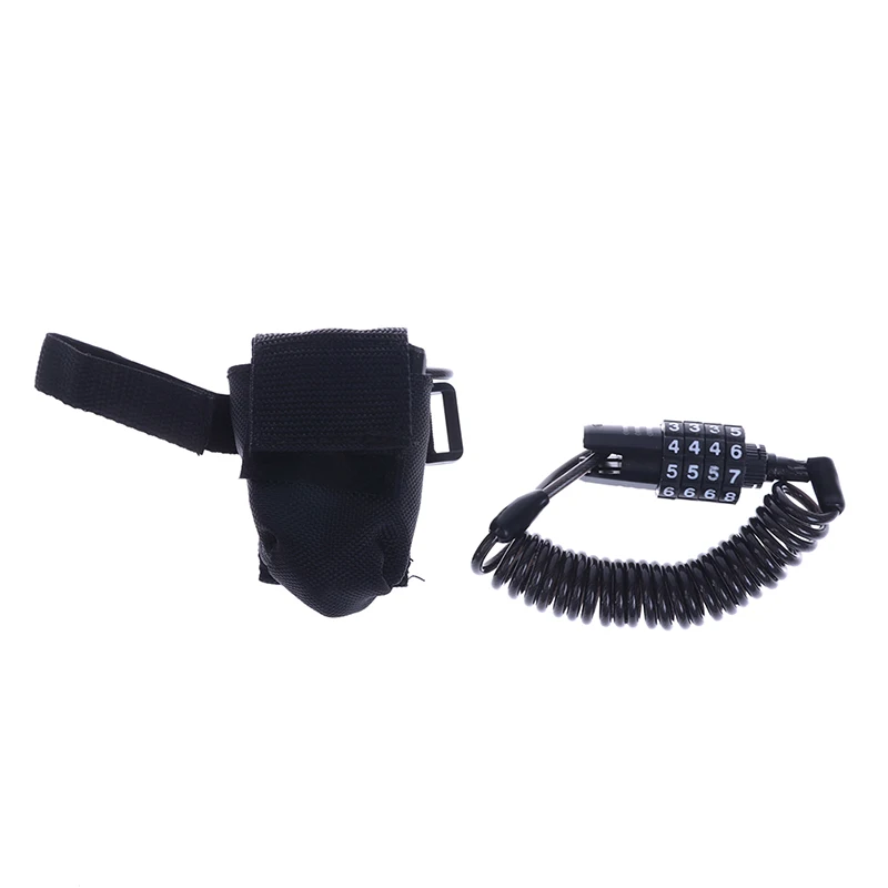 Велосипедный шлем Проволочная веревка кодовый замок портативный для