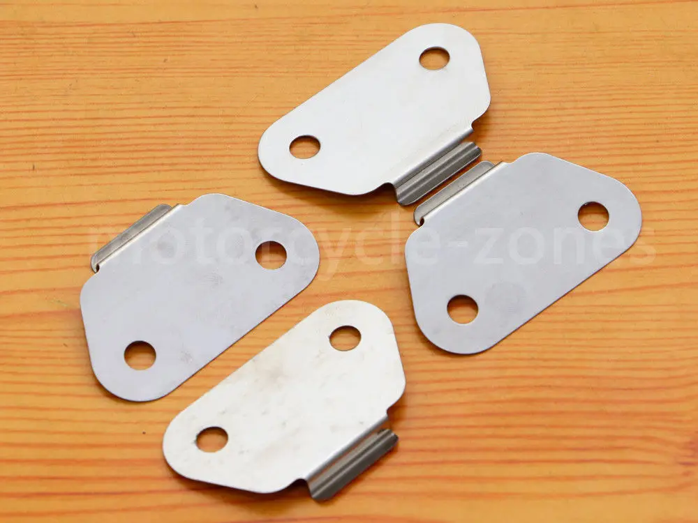 4 шт. Notorcycle Saddlebag Lid Wear Strike Plates Kits для Harley Touring Electra Street Glide Road King 1993 2013|Накладки и
