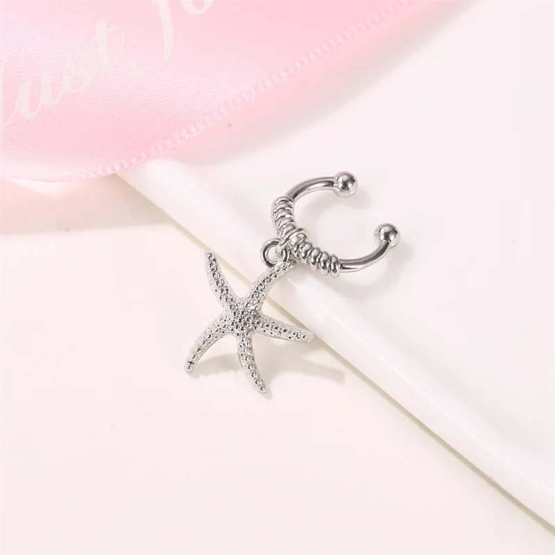 Starfish клипсы на серьги без прокола ушные манжеты женские Серьги Ушные обертывания