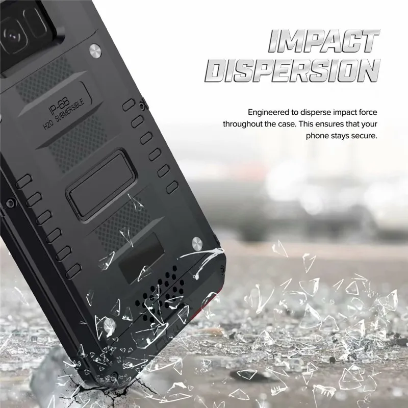 Алюминиевый ударопрочный чехол для Samsung S8 S8plus Galaxy Plus Doom Armor водонепроницаемый