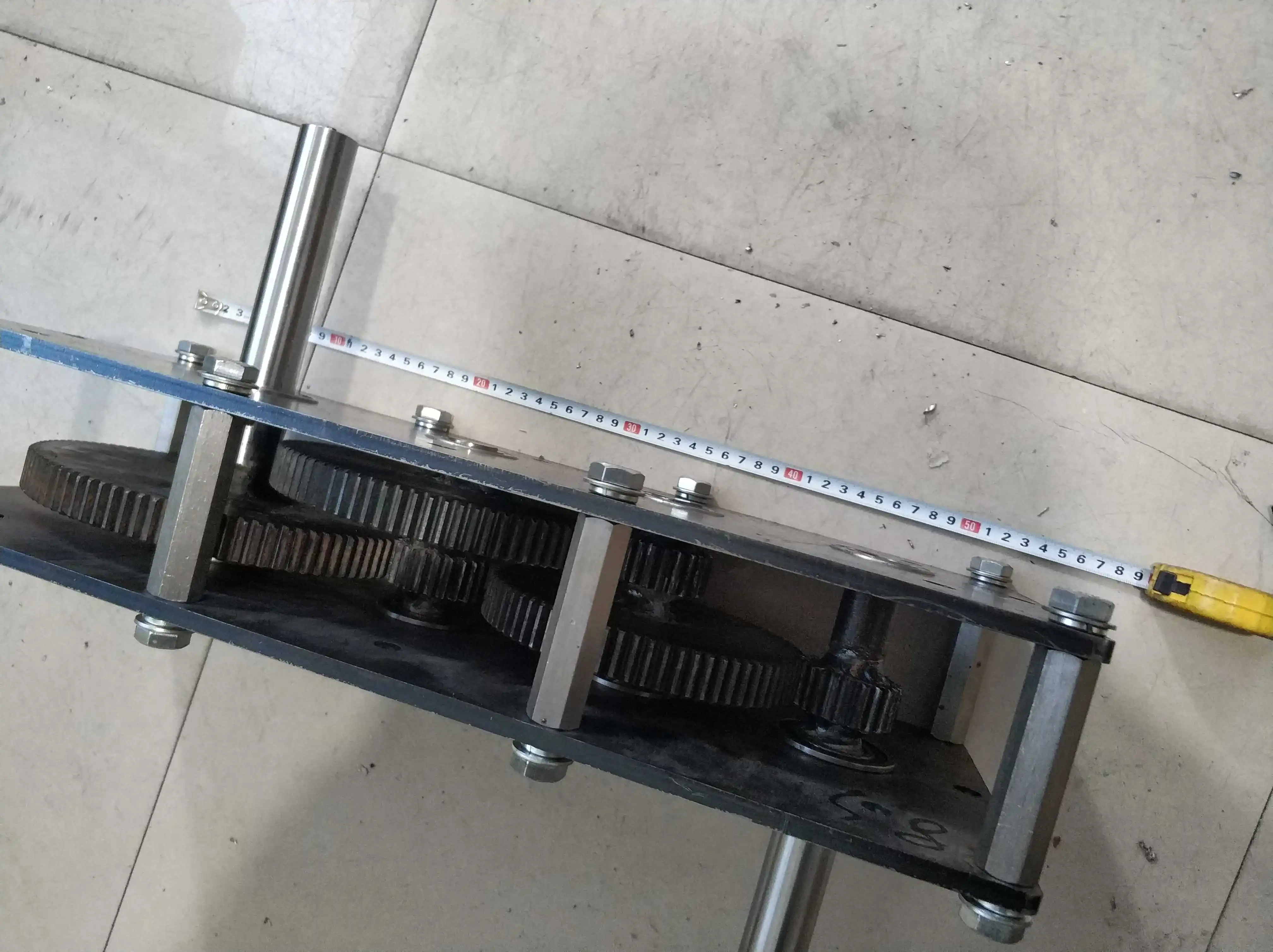 Hydraulic hand wind box foot increasing gear transmission metal 20KW power generator gearbox ratio 1 :: 35 | Инструменты
