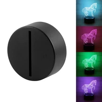 night light base child sleeping feeding bedside bedroom table touch colorful creative lightweight innovative compact led light