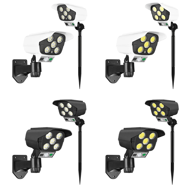 

Solar Street Lights Outdoor Simulation Monioring With Remote Control Human Body Sensor AUTOMATIC LIGHTING Garden Courtyard