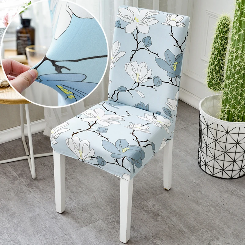 Эластичные чехлы на кресла стрейч с цветочным принтом домашний декор для