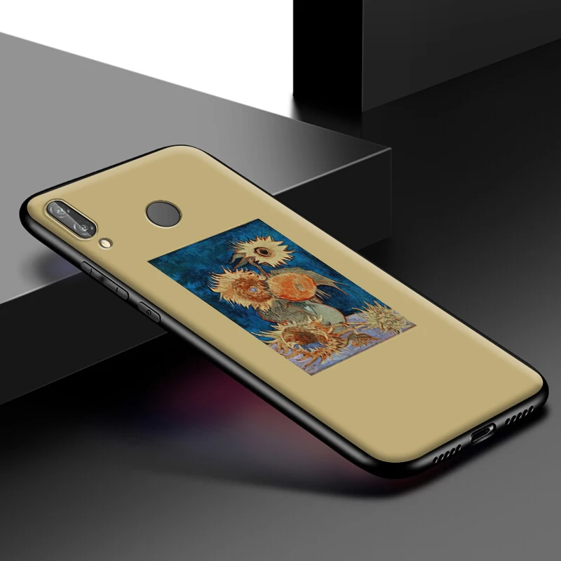 Эстетический силиконовый чехол Ван Гог Мона Лиза Ангел для Huawei P40 P30 P20 P10 Pro Lite P Smart