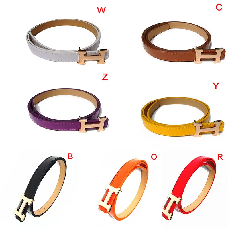 

Casual Korean Version Of The Wild Belt Fashion Decorative Belt Candy Color Ladies Thin Belt