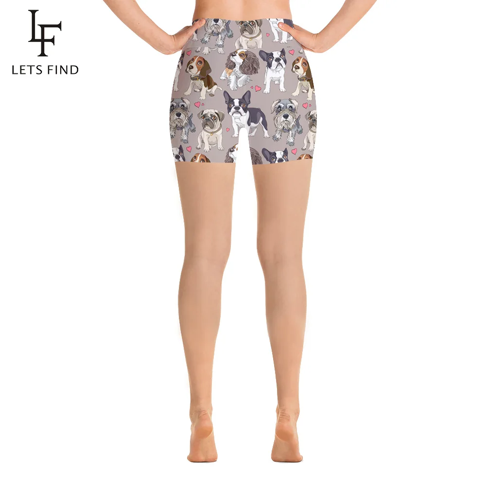 LETSFIND Новая модная Женская высокая талия размера плюс короткие леггинсы 3D