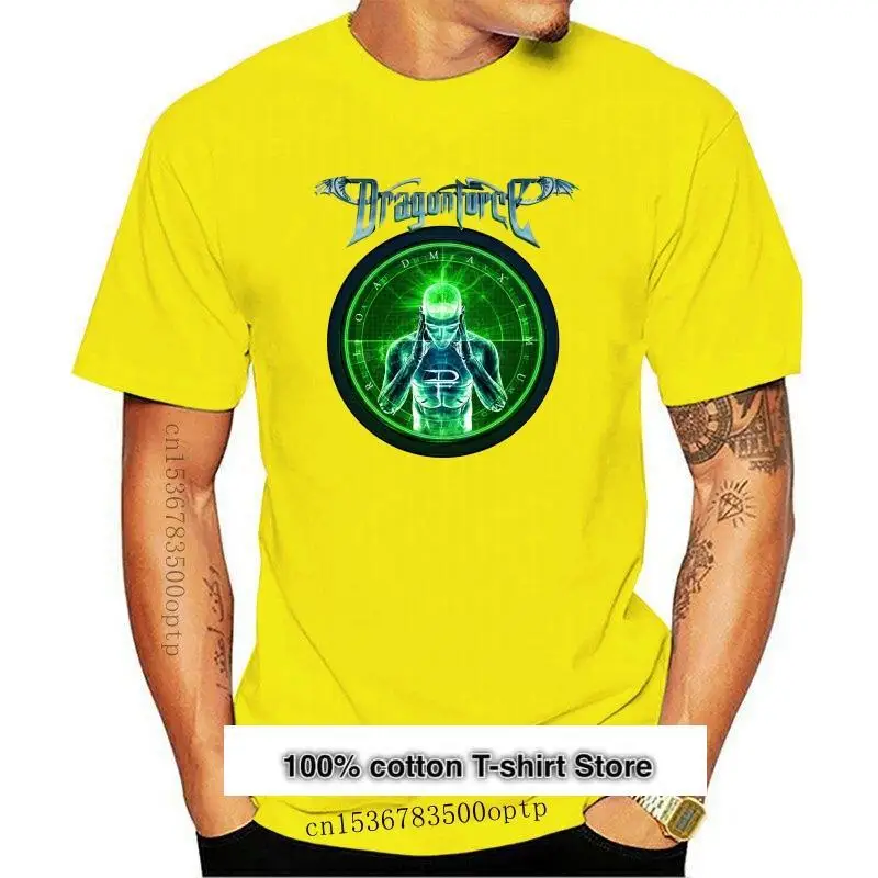 Dragonforce-Camiseta verde para hombre S M L Xl marca 2021 011135 |