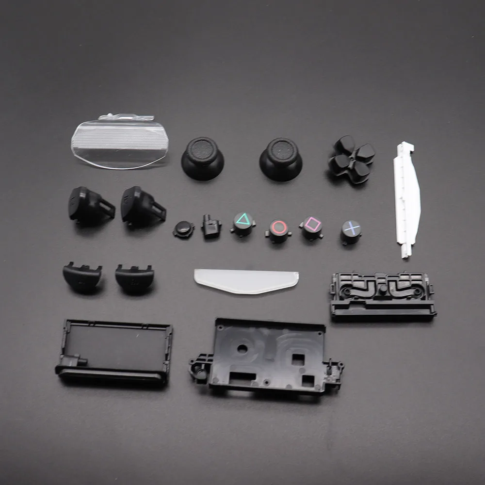 Белый гладкий полный комплект корпуса PS4 чехол сменный для контроллера Sony Playstation 4