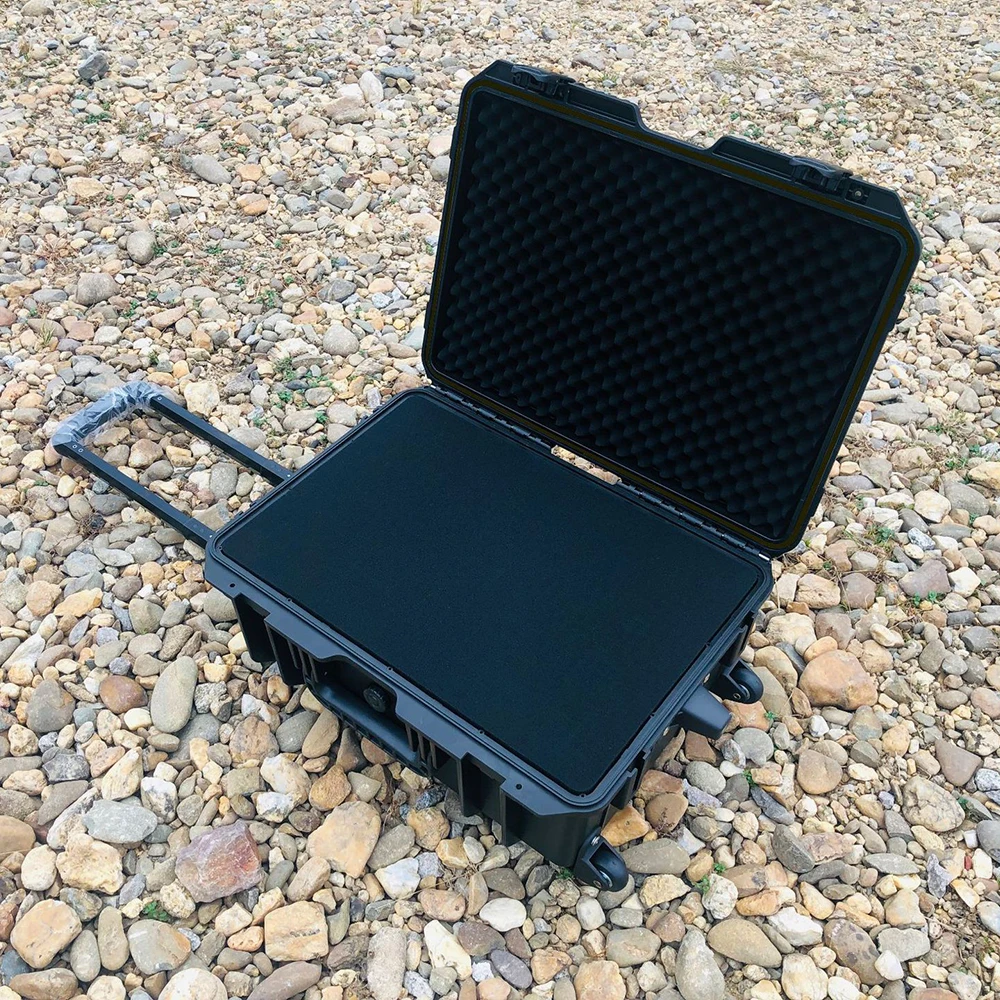 SQ45L2 External 520*380*235 mm plastic Portable trolley case with uncut sponge