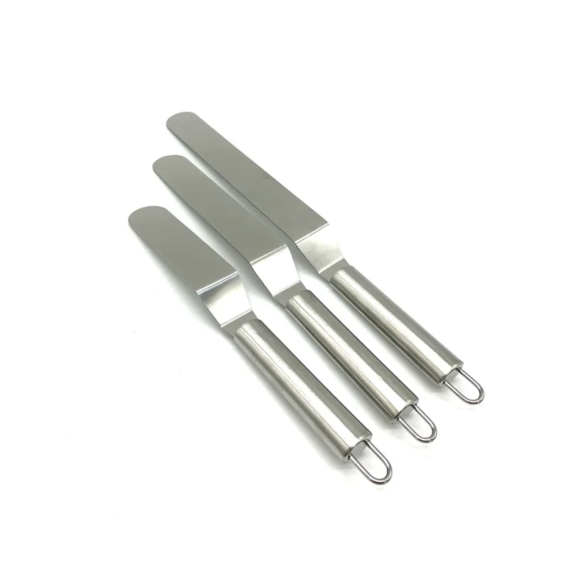 6/8/10 дюймов лопатка для масла торта Скребок из нержавеющей стали Сделай Сам