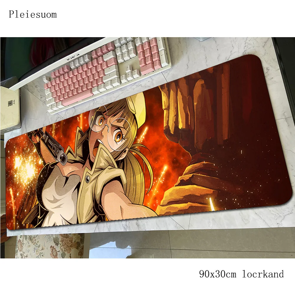 Коврик для мыши металлический гелевый, 900x300x4 мм