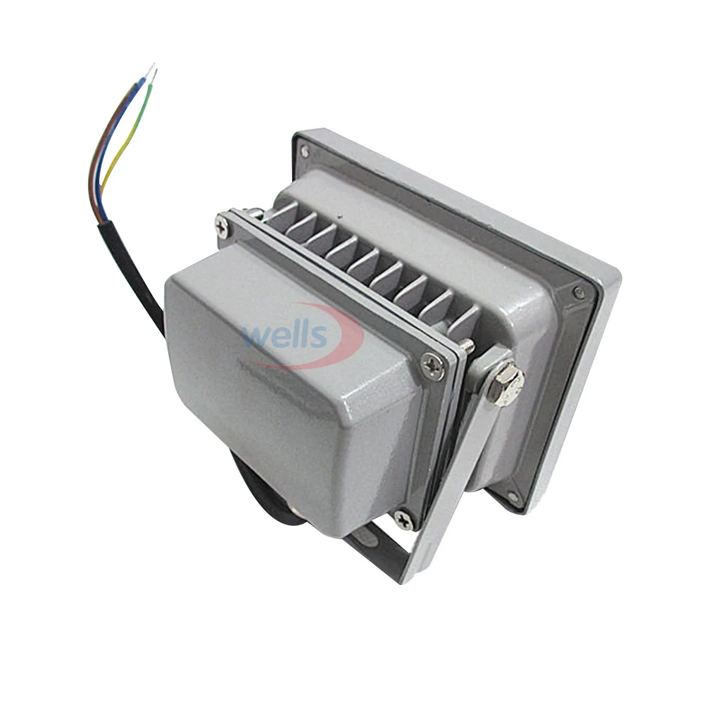 Светодиодный прожектор 10 Вт белый/теплый белый/красный/зеленый/синий/RGB Открытый