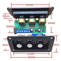 sotamia 10pcs digital power amplifier audio board 2x20w ns4110b hifi stereo amplifier amplificador treble bass with tone control