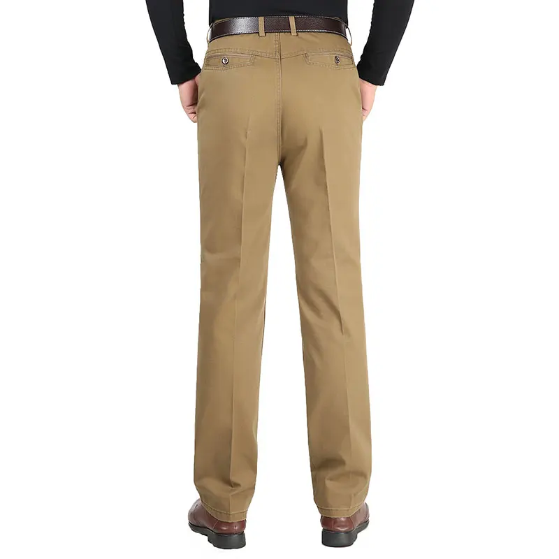 Брюки мужские прямые хлопковые 7 цветов цвета хаки |