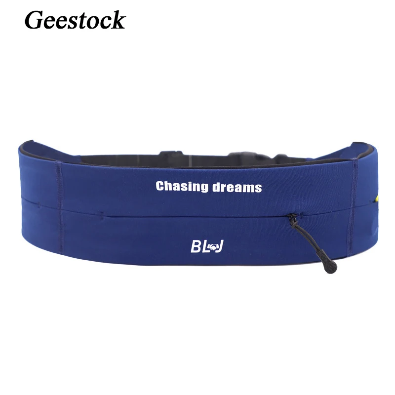 

Geestock Elastic Waist Bag Pack Light Running Belt Bag Travel Waist Pocket Jogging Fanny Pack Women Men Outdoor Phone Waist Pack