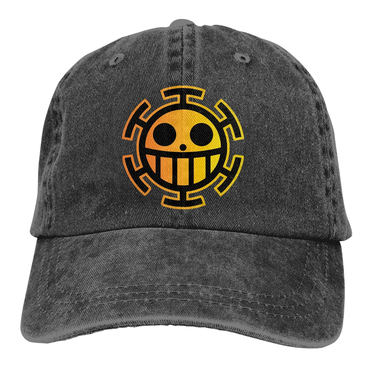 

Trafalgar Law Yellow Baseball Caps Peaked Cap One Piece Luffy Anime Sun Shade Hats for Men
