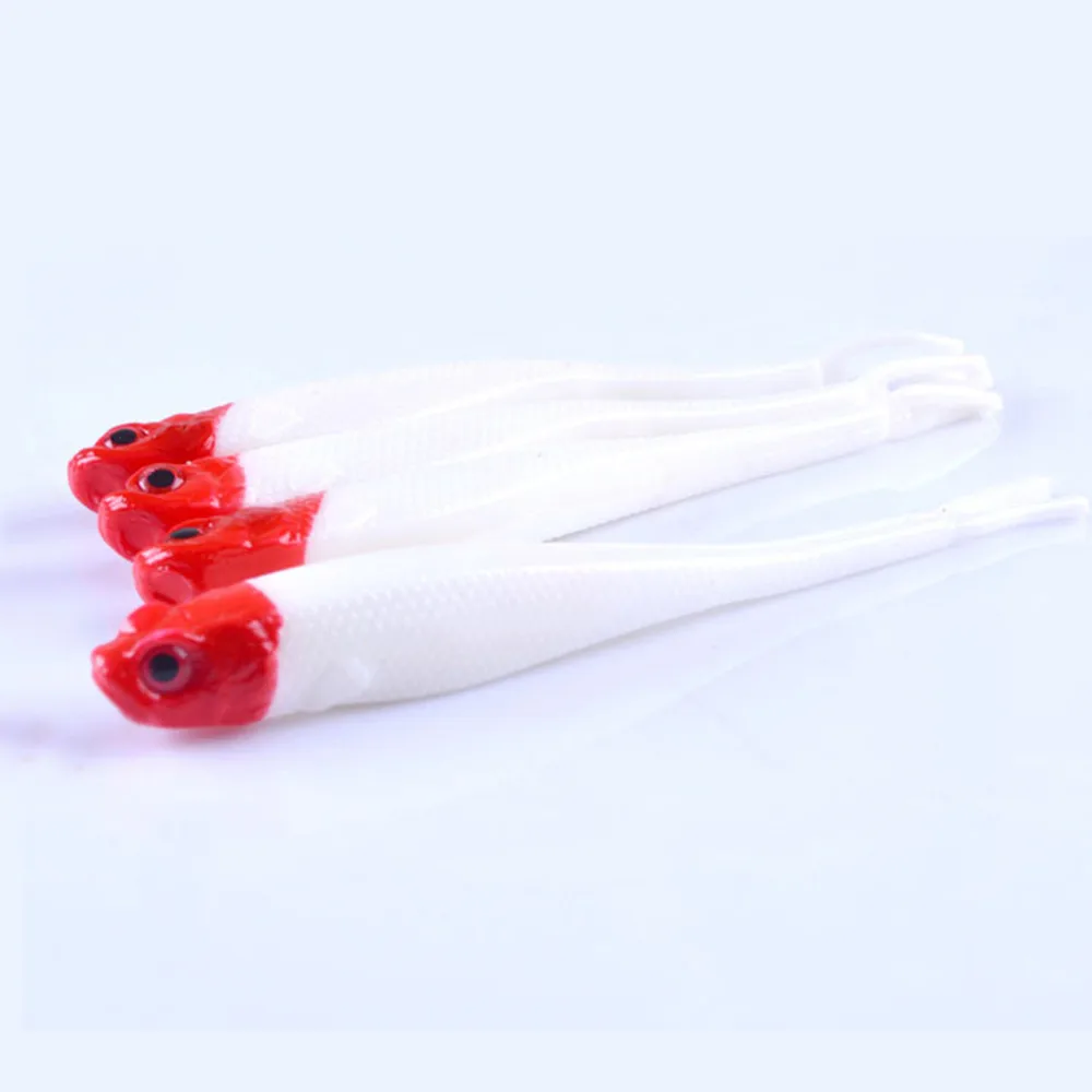 Набор искусственных приманок для рыбалки 4 шт. мягкие рыболовные приманки