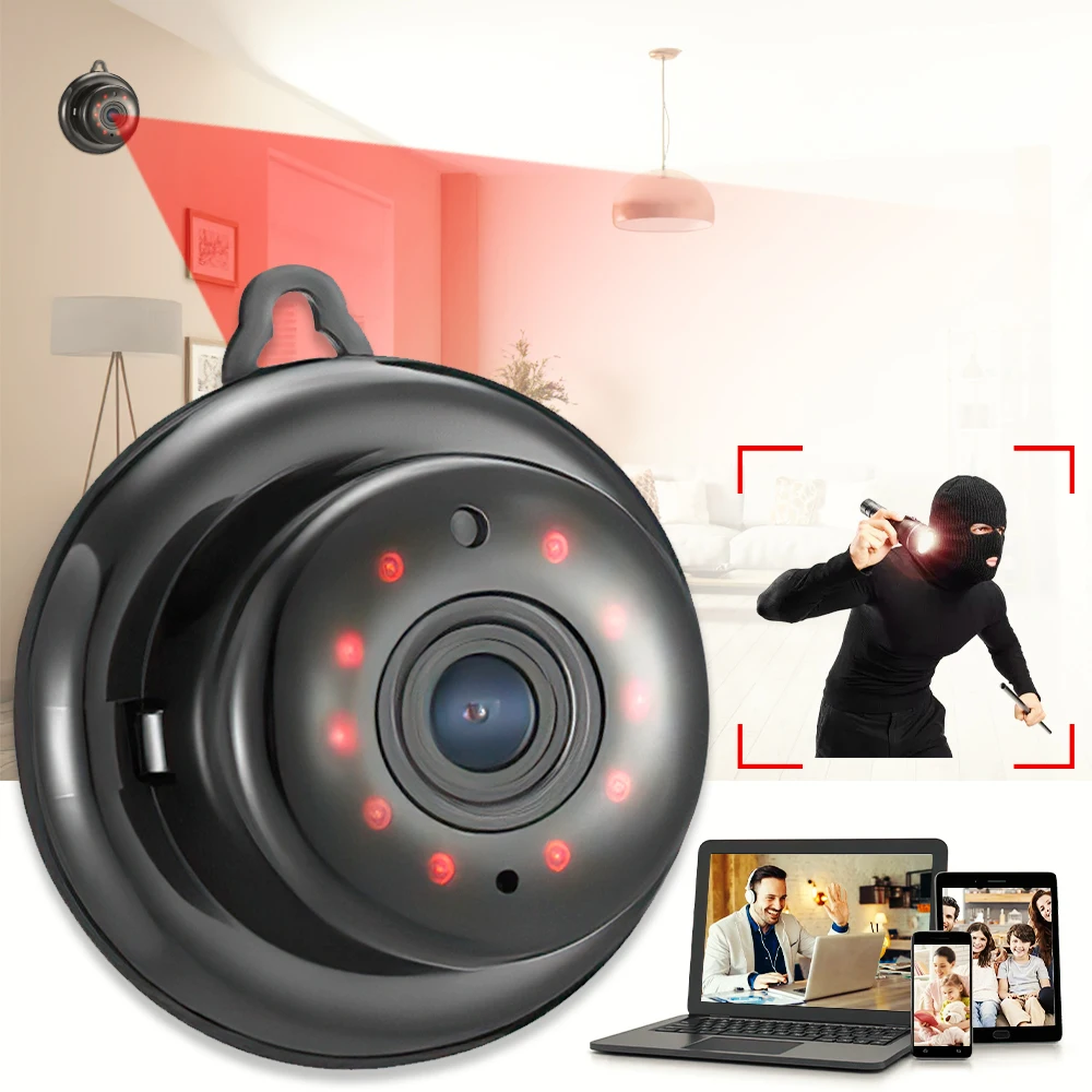 Беспроводная IP-камера 1080P с ИК-подсветкой и функцией ночного видения - купить по