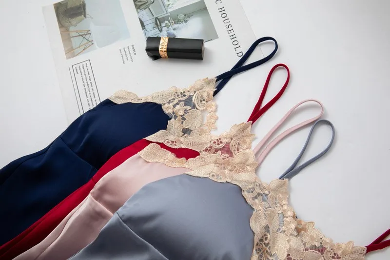 

Faux Silk Pajamas Set Women Nightwear Casual Satin Kimono Bathrobe Gown Soft Loungewear Sexy Robe Home Clothes Lingerie