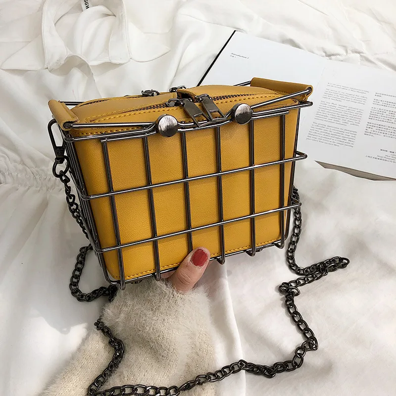 Модные сумки женская Роскошная брендовая сумка на плечо металлическая мешок для