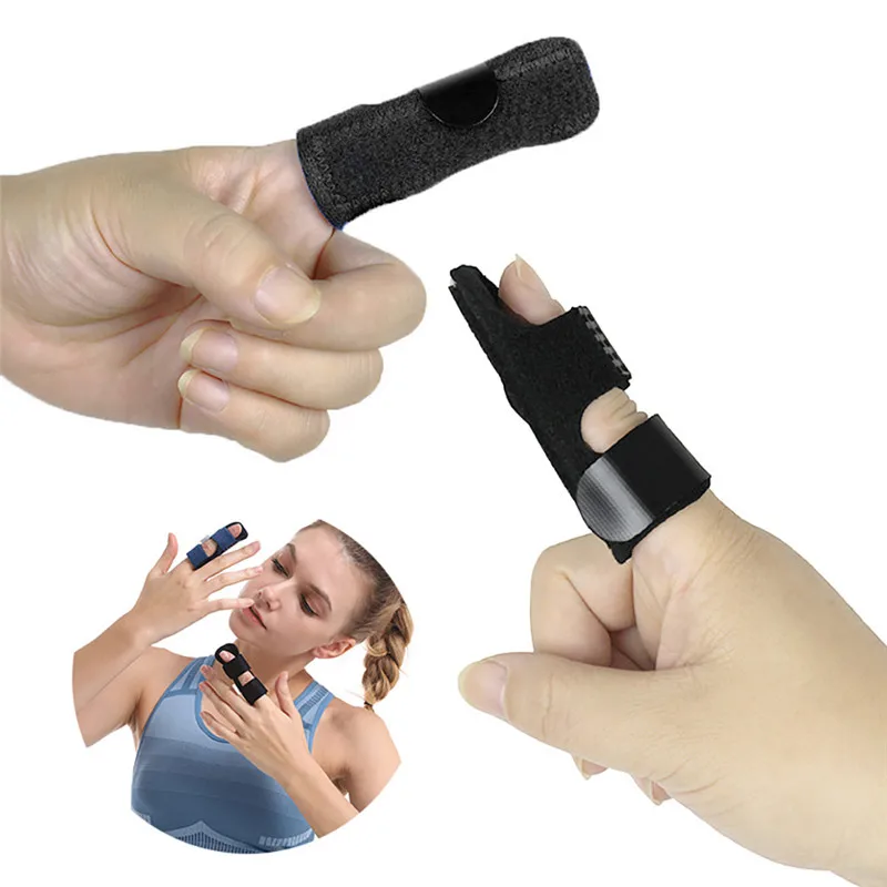 Pain Relief Trigger Finger Fixing Splint Straighten Brace Adjustable Sprain Dislocation Fracture Corrector Support | Красота и