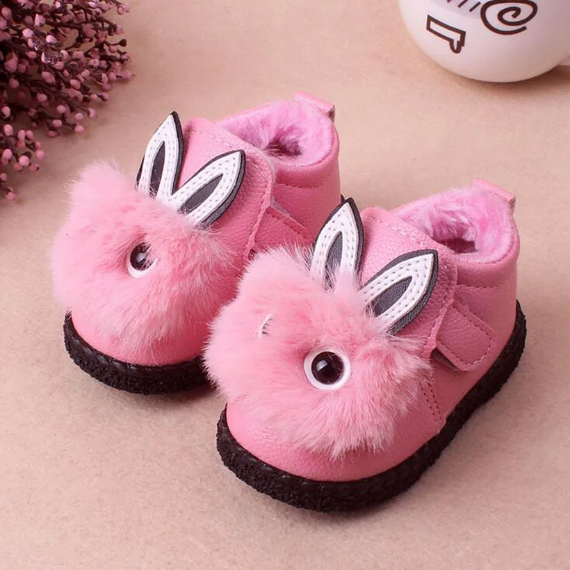 2019 зимние детские ботинки обувь для маленьких девочек теплая плюшевая детская