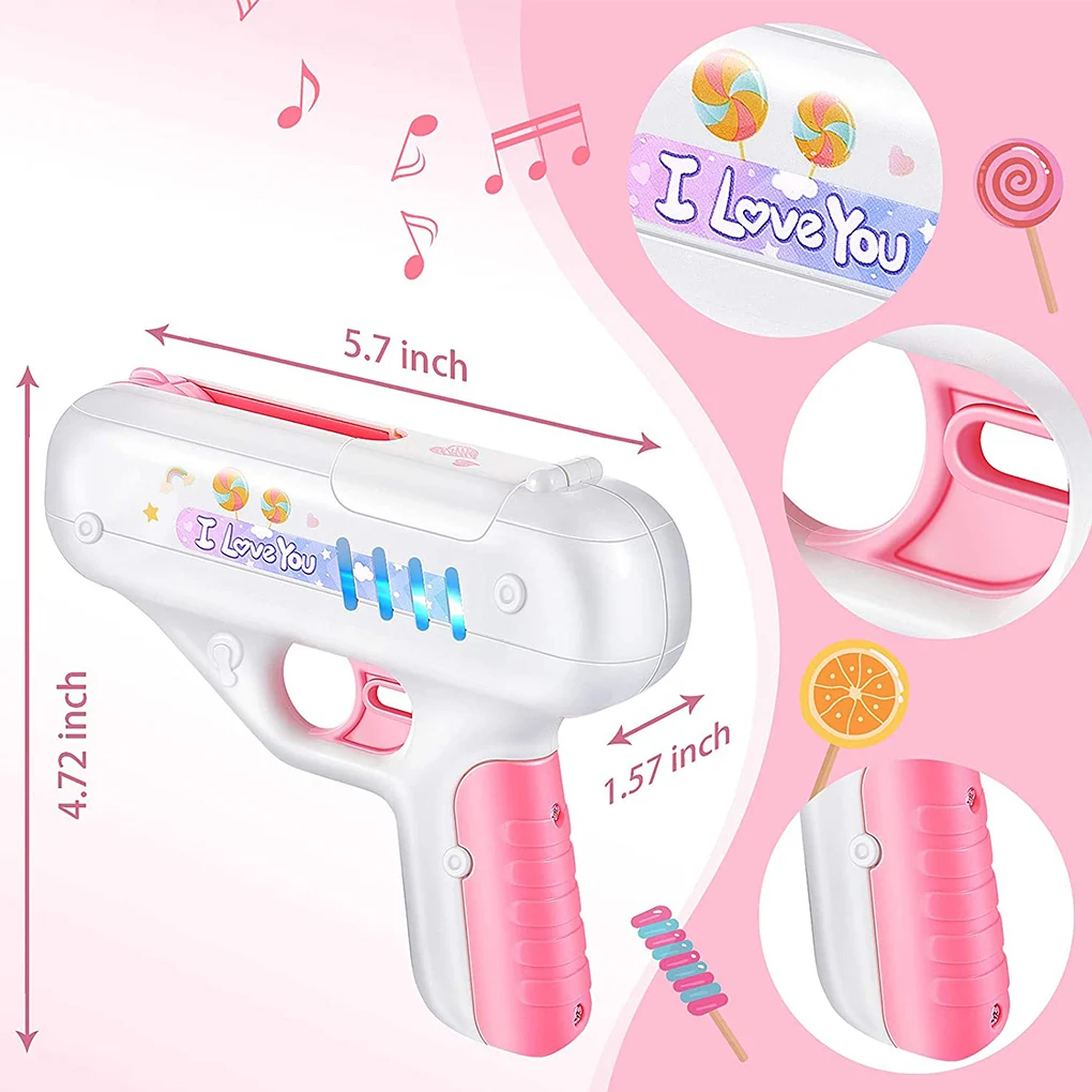 Милый творческий пистолет для конфет сахарный леденец сладкие игрушки подружек